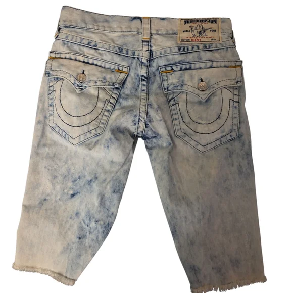 Men's True Religion Cut-Off Shorts Size 30 - Picture 4 of 4